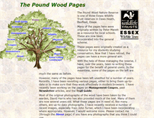 Tablet Screenshot of poundwood.org.uk